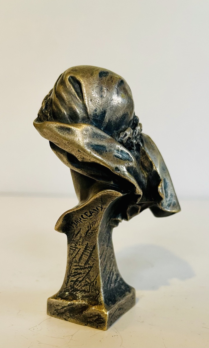 Sceau en bronze argenté - Saint Marceaux -photo-3